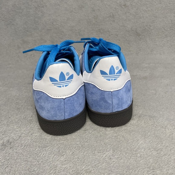 Adidas Gazelle Womens 7.5 Sky Blue Suede Casual Sneaker - Picture 5 of 11